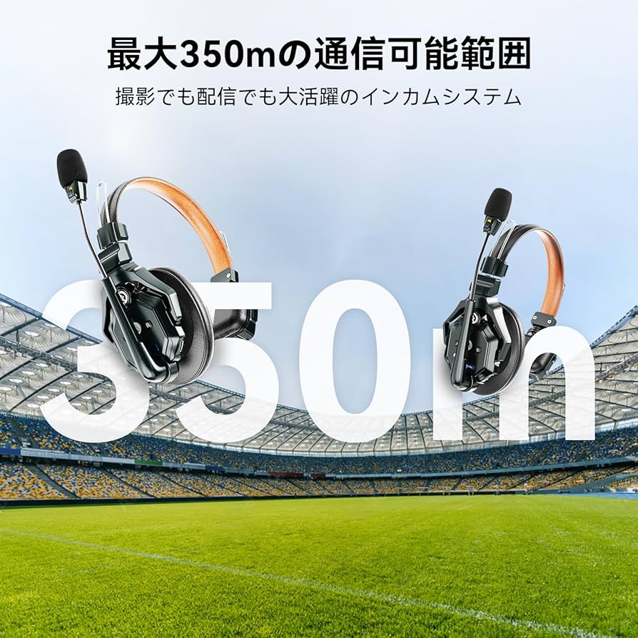 Amazon.co.jp: Hollyland Solidcom C1 Pro-3S ワイヤレス インカム 3台