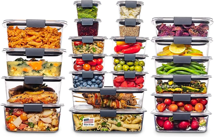 Amazon.com: Rubbermaid Brilliance BPA Free 44-Piece Food Storage