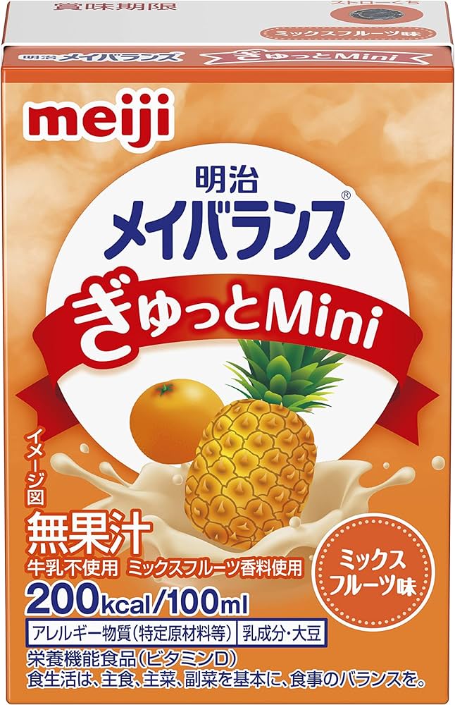 Amazon.co.jp: メイバランスぎゅっとミニ ミックスフルーツ味 100ml×24