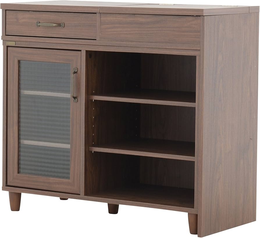 Amazon.co.jp: 佐藤産業 NKRINO デスクドレッサー 伸縮式 幅90-168cm