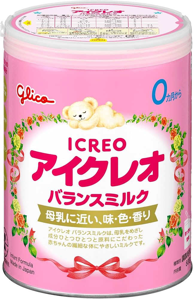 Amazon.co.jp: アイクレオ バランスミルク 800g 江崎グリコ 粉ミルク