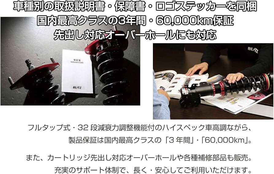 Amazon | BLITZ(ブリッツ) 車高調 レンチ付 WRX S4/レヴォーグ VAG/VM4