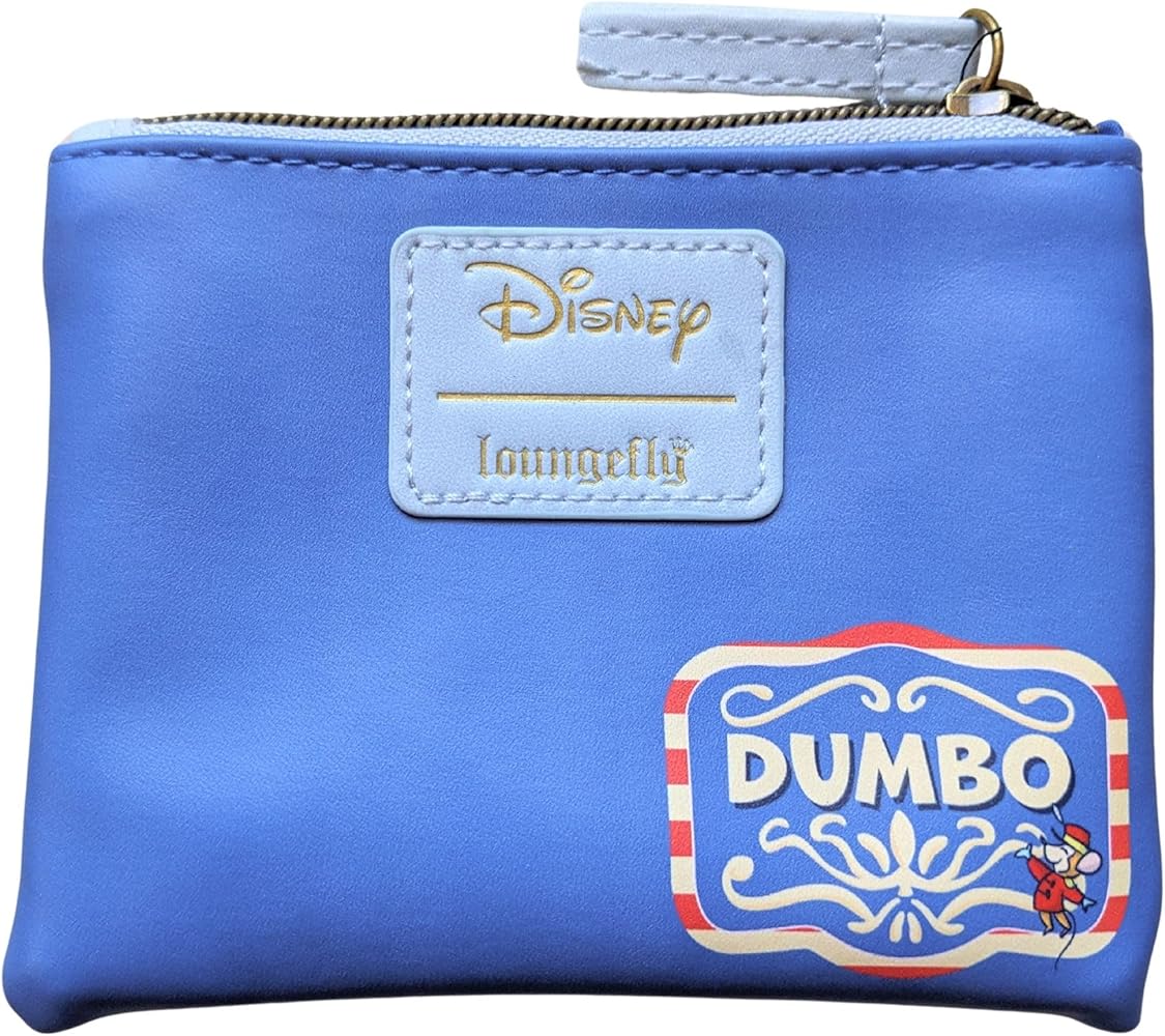 Amazon.com: Loungefly Disney Dumbo Feathers Two in 1 Coin Pouch