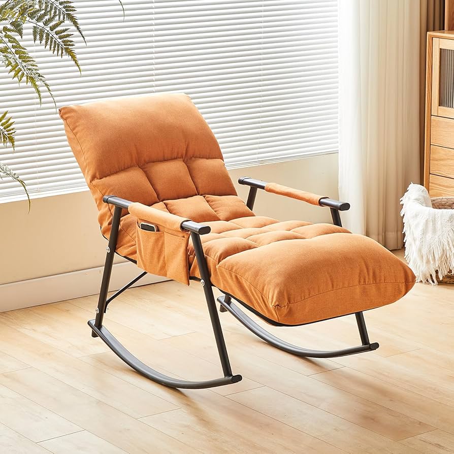 Amazon｜KAIHAOWIN ロッキングチェア 改良型 リラックスチェア