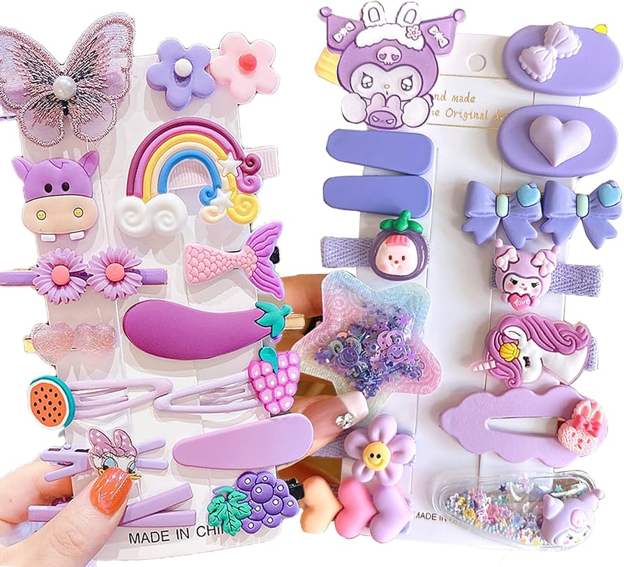 Amazon.co.jp: DEVENTORZ ヘアクリップ 子供 ヘアピン 女の子 豪華28点