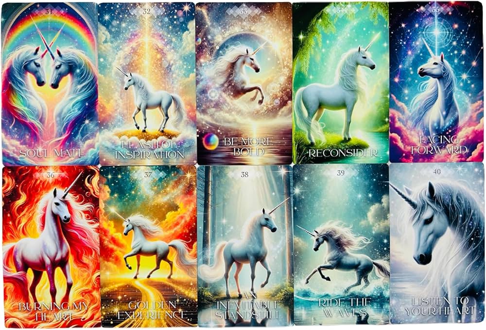 Amazon.co.jp: 【公式】ユニクレアオラクルカード45枚＋日本語解説書付