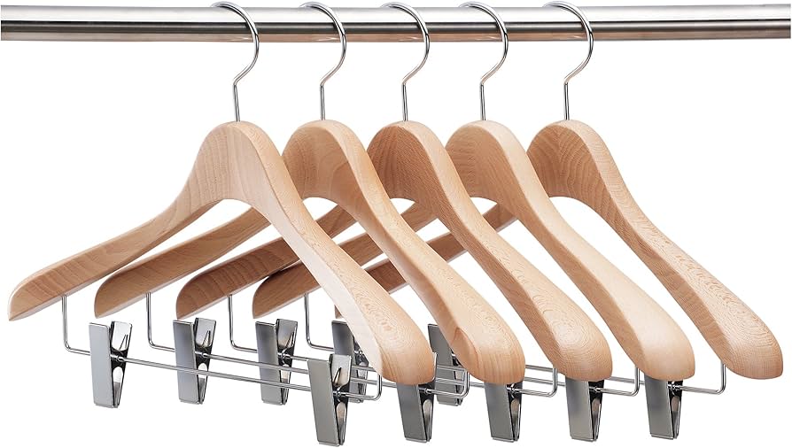 Amazon.co.jp: 【ナカタハンガー】日本製 木製レディース ジャケット