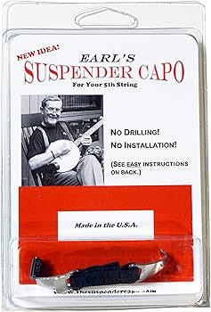 Amazon | バンジョー 5弦 カポ Earl's Suspender 5th String Banjo