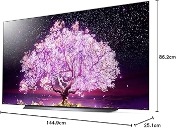 Amazon | LG 65型 4Kチューナー内蔵 有機EL テレビ OLED65C1PJB Alexa