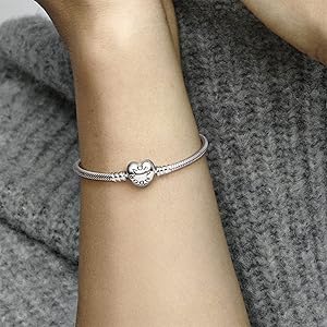 Amazon.com: PANDORA Women's Bracelet Sterling Silver ref: 590719