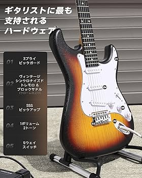 Amazon | Donner エレキギター 初心者セット STタイプ SSSピックアップ