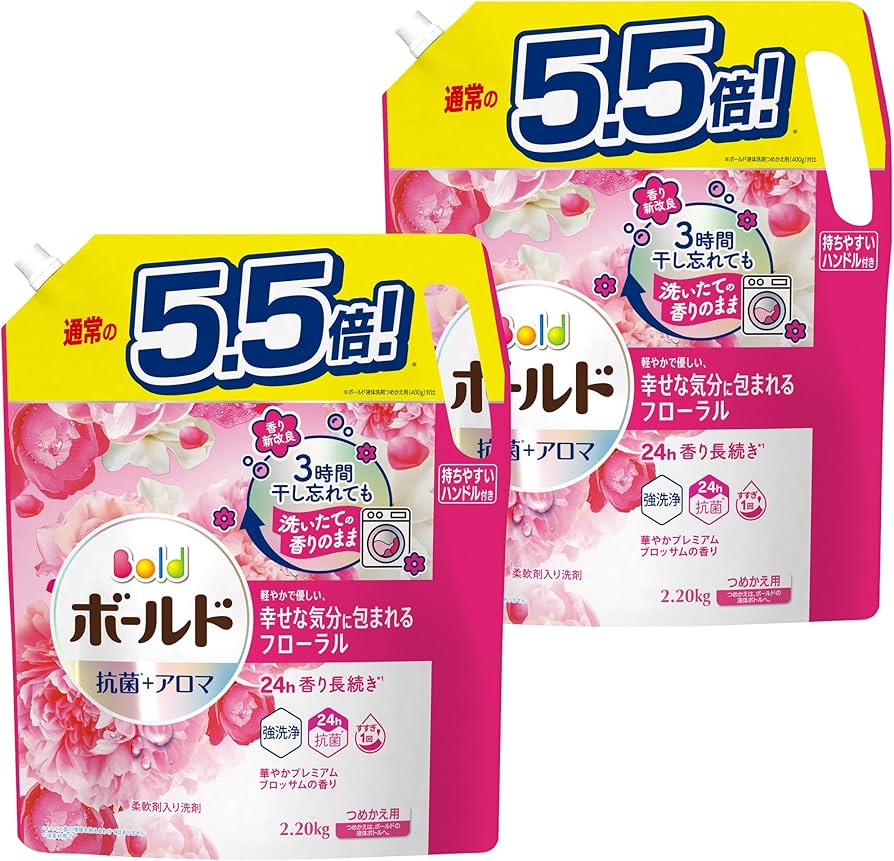 Amazon.co.jp: ボールド 【まとめ買い】[大容量] 洗濯洗剤 液体
