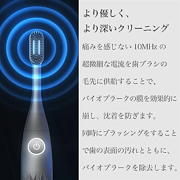 Amazon.co.jp: 【世界累計販売50万本突破】生体電流歯ブラシ PLAQLES