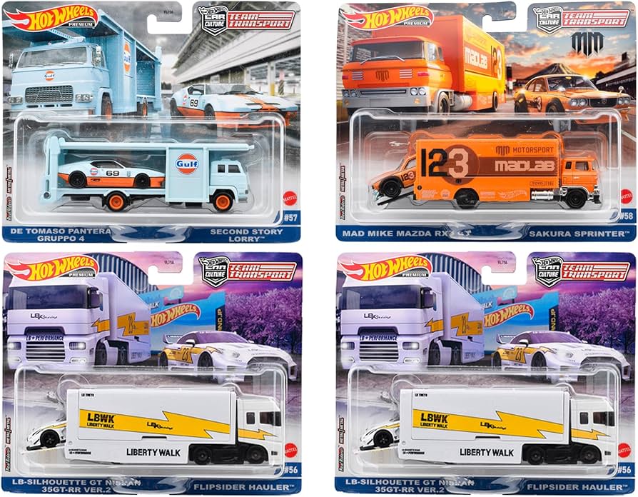 Amazon | ホットウィール(Hot Wheels) 合金鋼 チームトランスポート