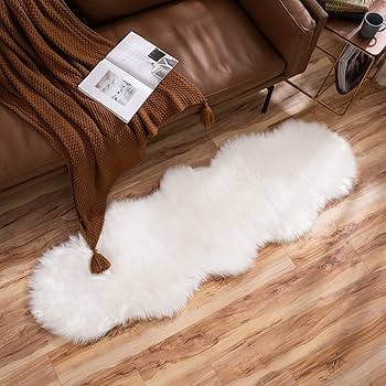 Amazon.com: MIULEE Luxury Super Soft Fluffy Area Rug Faux Fur
