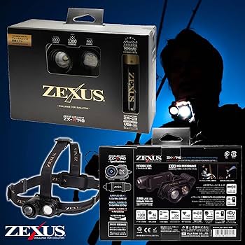 Amazon.co.jp: ZEXUS(ゼクサス) LED ヘッドライト ZX-R740 充電式