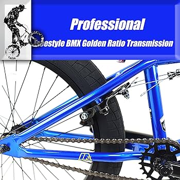 Amazon | 20インチBMXバイクバイクトライアル、スタントアクション自由