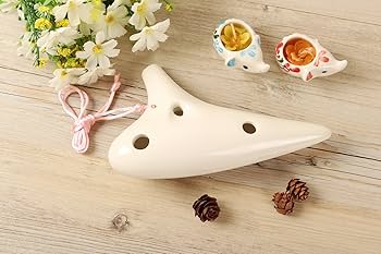 Amazon | TNG オカリナ 楽器 シングル [ 12穴 / アルト/釉薬 仕上げ