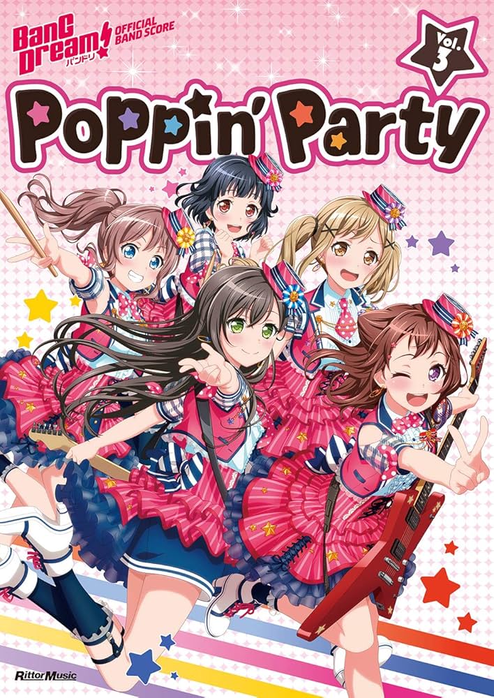 BanG Dream! Official Band Score Poppin' Party Vol.3: Rittor Music