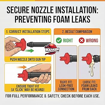 Kraken Bond Fastcoat Spray Foam Insulation - (12x27.1 oz.) Closed