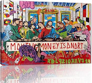 Amazon｜最後の晩餐 ウォールアート ポップアート 落書き ウォール