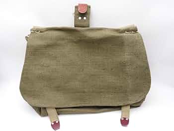 Amazon | 日本海軍 陸戦隊 雑のう 雑嚢 麻製 複製品 | 戦闘服 通販