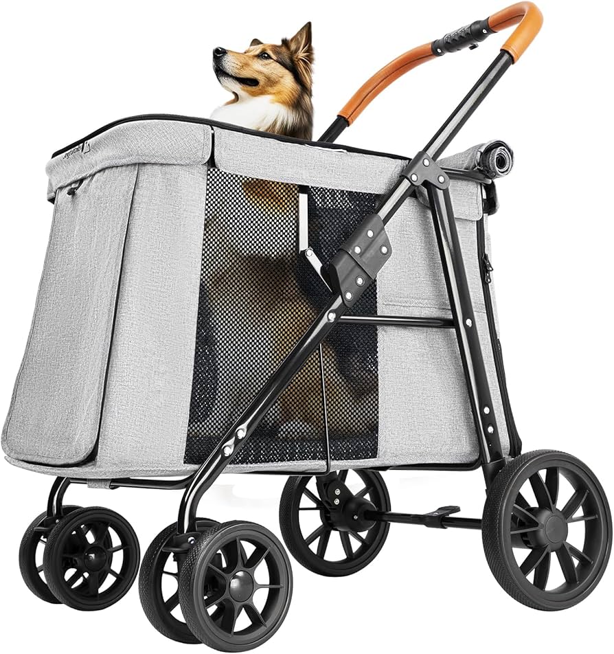 Amazon.co.jp: Joyfultails ペットカート 大型犬 中型犬 多頭用 ドッグ