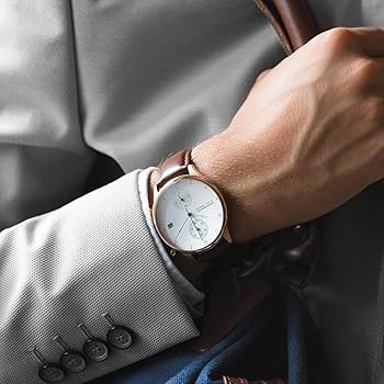 Amazon | About Vintage 1815 クロノグラフ メンズ腕時計 ステンレス