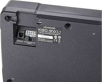 Kenwood KSC-SW11 Compact Powered Enclosed Subwoofer, Black, 16.00