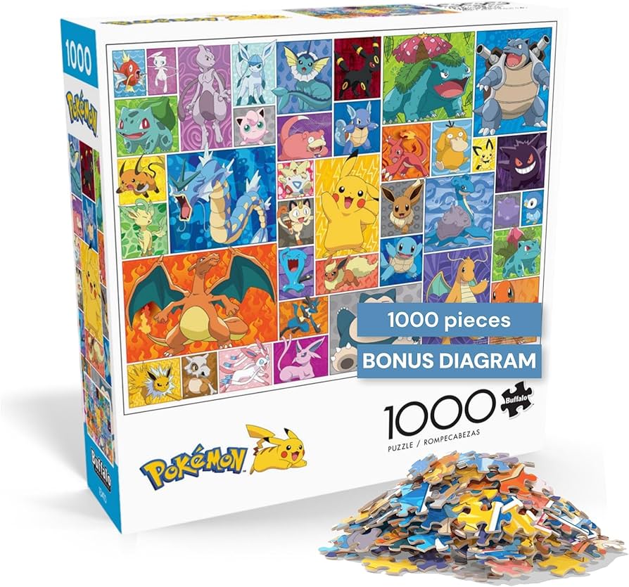 Amazon | Buffalo Games - ポケモン - フレーム - 1000ピース