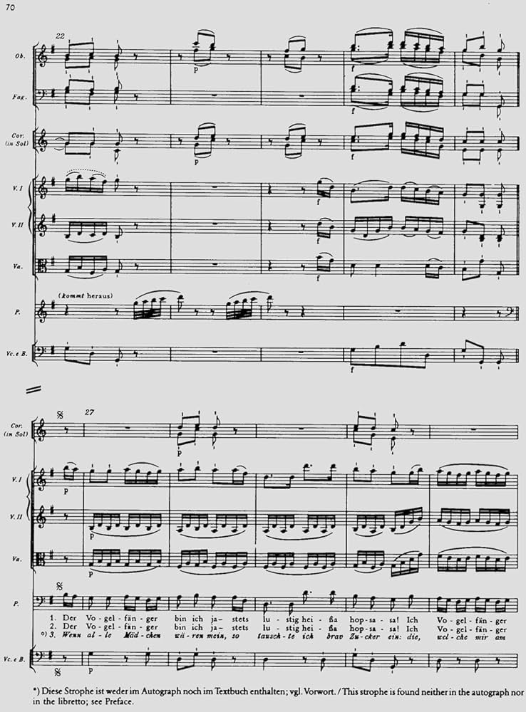 モーツァルト: オペラ 「魔笛」 KV 620/ベーレンライター社/新