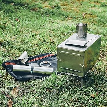 Amazon.co.jp: Seek Outside 薪ストーブ ポータブルチタンストーブ SXL