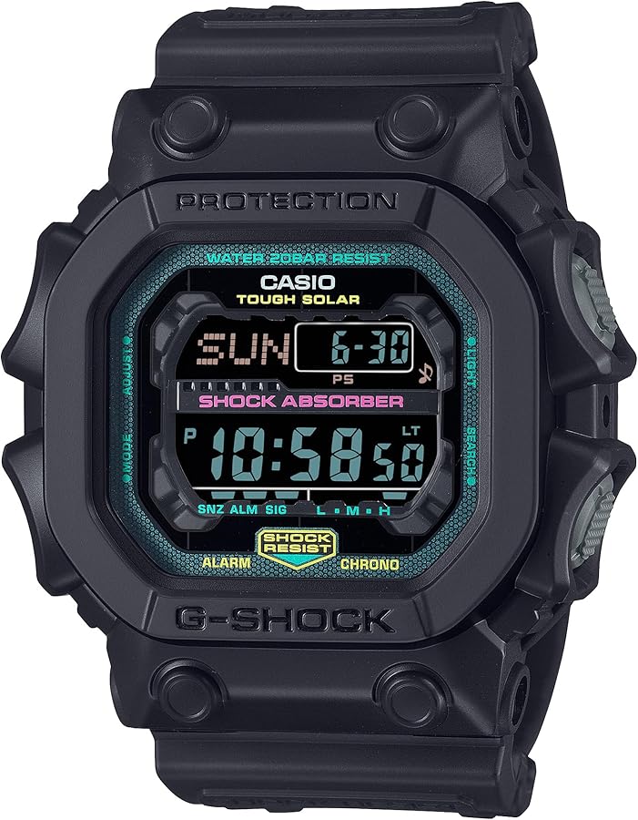 Amazon | G-Shock Casio GX-56シリーズ デジタルマルチカラーブラック