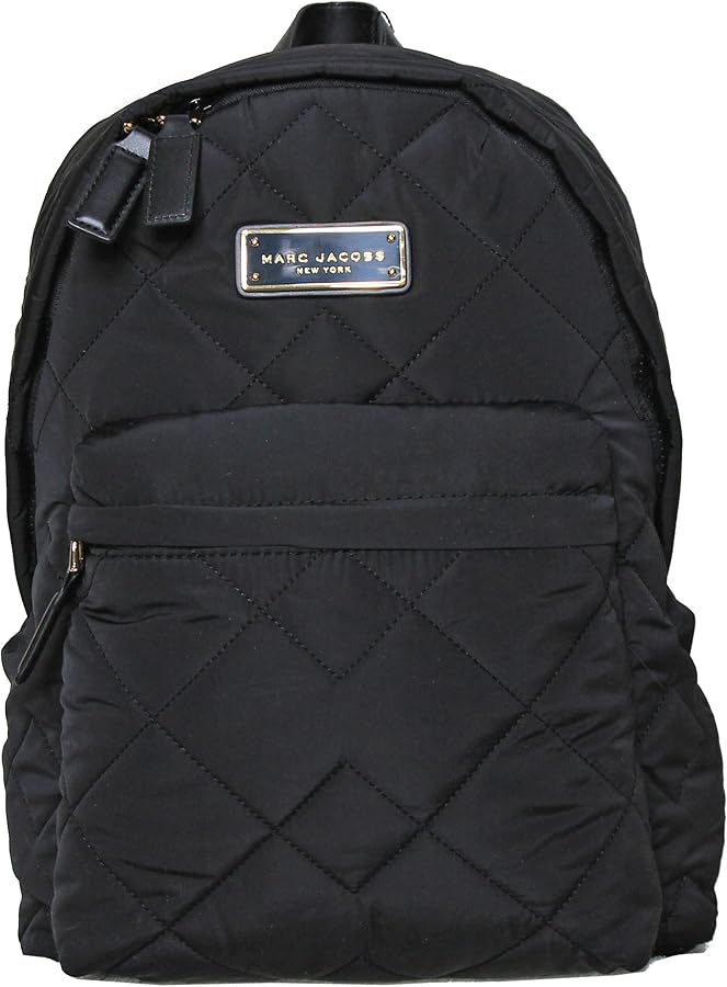 Amazon.com | MARC JACOBS black quilted backpack M0011321, 11.5