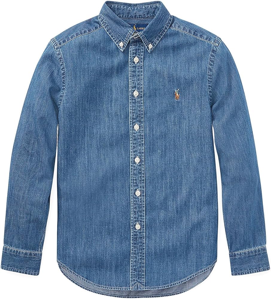 Amazon | ポロ ラルフローレン ボーイズ シャンブレー デニム 長袖