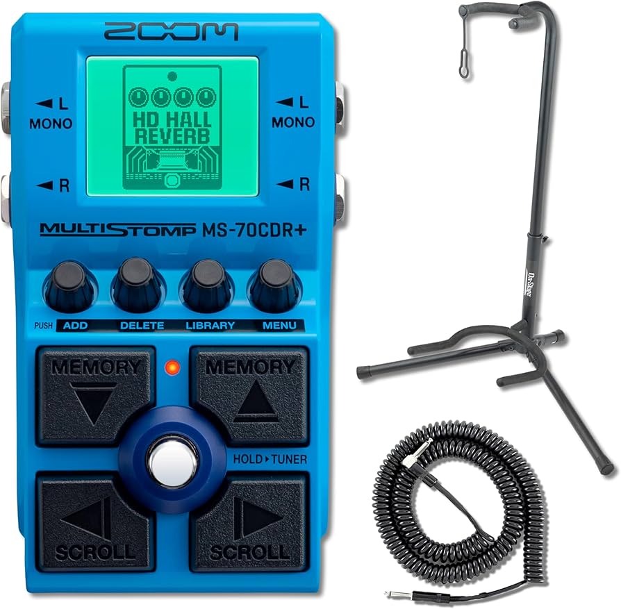 Amazon.com: Zoom MS-70CDR+ MultiStomp Chorus/Delay/Reverb Pedal