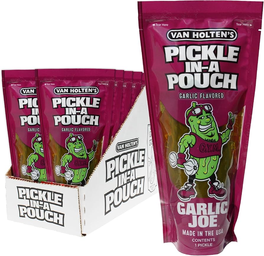 Amazon.com : Van Holten's Pickles - Garlic Joe Pickle-In-A-Pouch