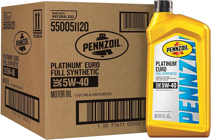 Amazon | ペンズオイル (PENNZOIL) プラチナム ユーロ 5W-40 EURO L