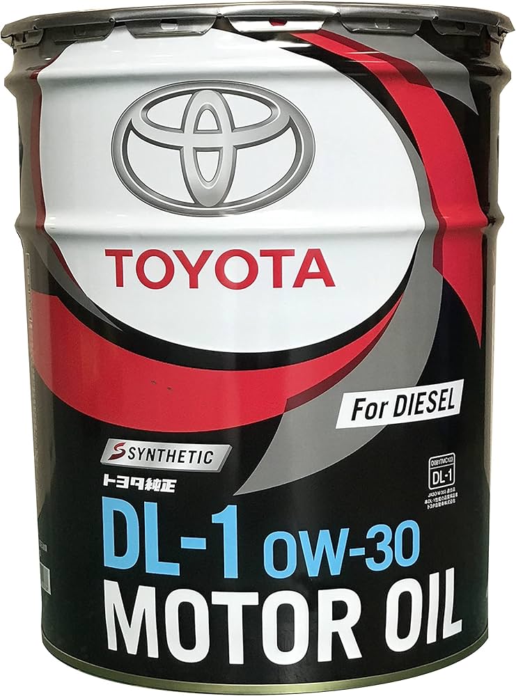 Amazon.co.jp: TOYOTA ディーゼルエンジンオイル DL-1 0W30 20L品番