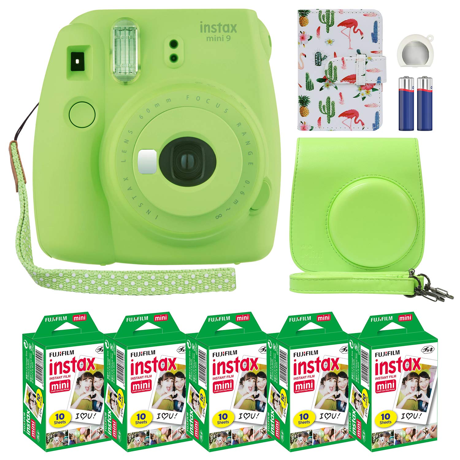 Amazon.com : Fuji Instax Mini 9 Instant Camera Lime Green with