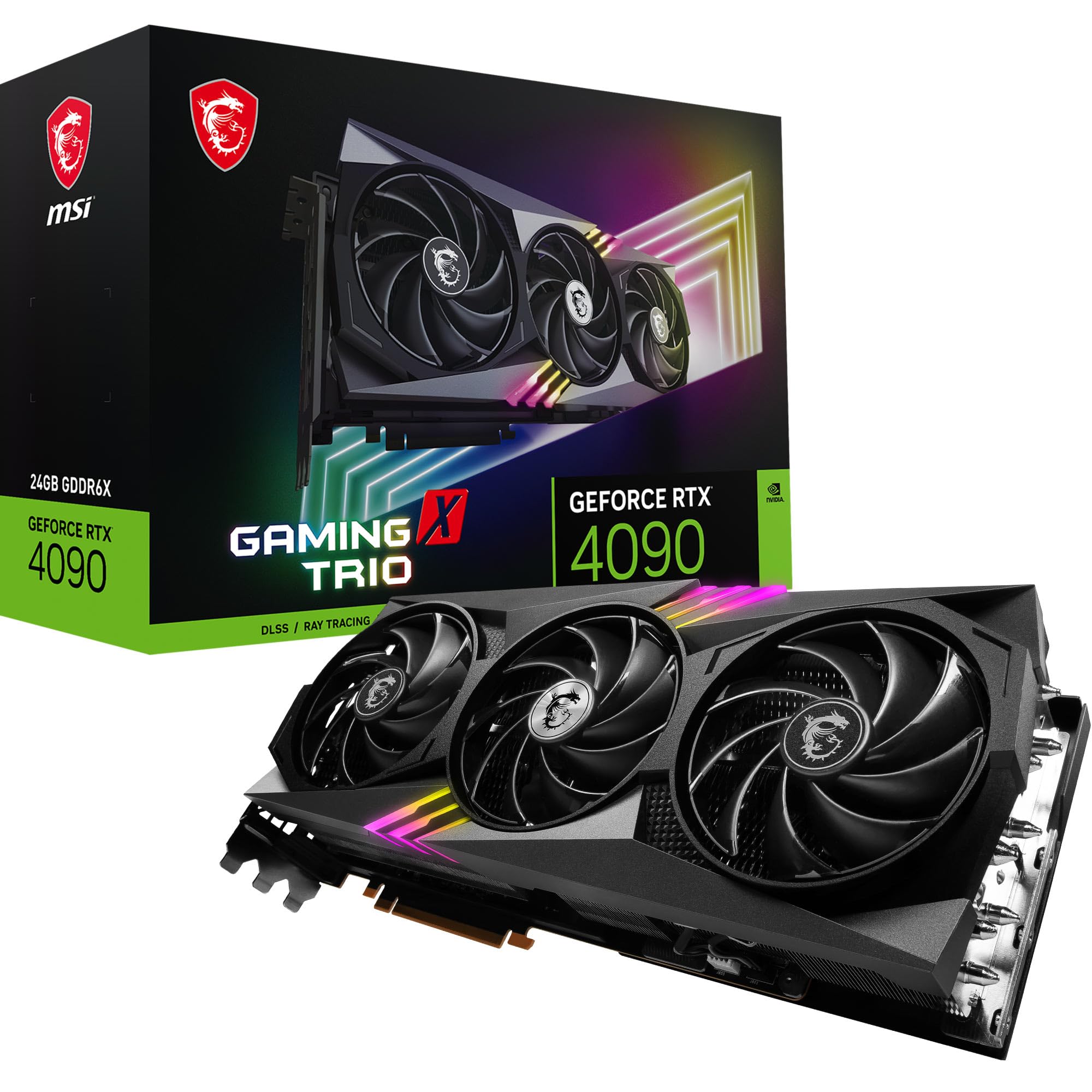 Amazon.com: MSI GeForce RTX 4090 Gaming X Trio 24G Gaming Graphics