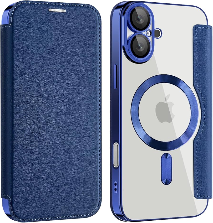 Amazon.co.jp: いphone16plus ケース 手帳型 magsafe 対応 クリア