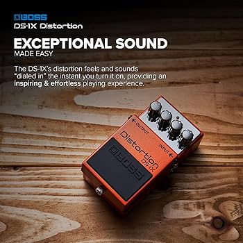 Amazon.com: BOSS DS-1X Distortion | Advanced Guitar Effect Pedal