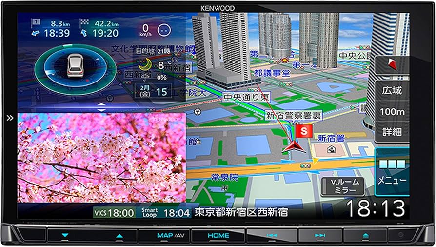 Amazon | ケンウッド カーナビ 彩速ナビ 7型 MDV-M906HD 専用ドラレコ