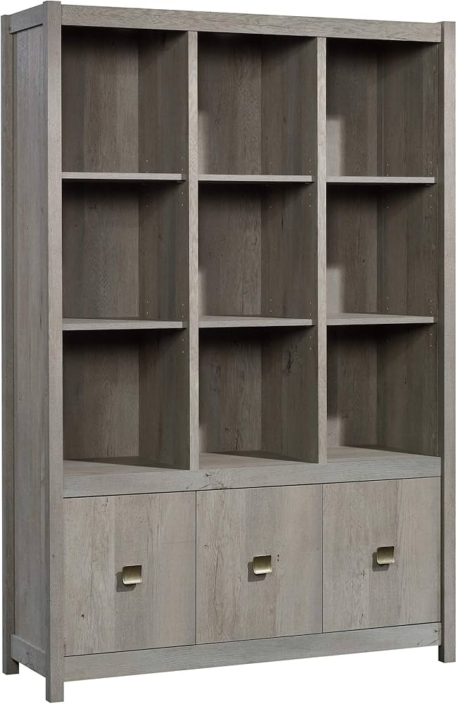 Amazon.com: Sauder Cannery Bridge Bookcase Storage Wall, Storage