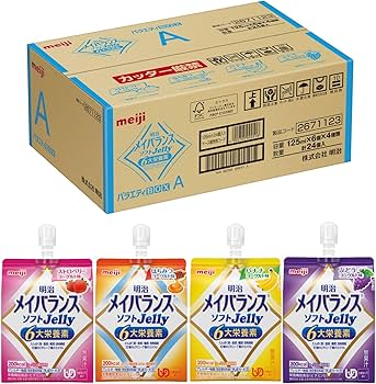 Amazon | メイバランスソフトゼリー バラエティBOX A 125ml×24(4種×6