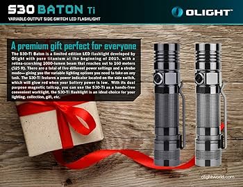 Olight S30 Limited Edition Titanium body 1000 Lumens LED