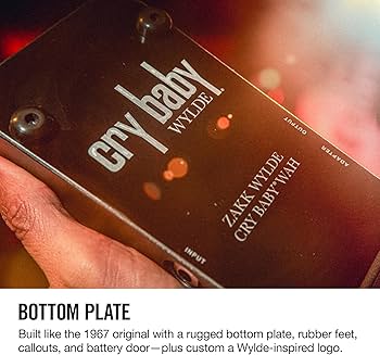 Amazon.com: Jim Dunlop Wylde Audio Cry Baby Wah : Musical Instruments