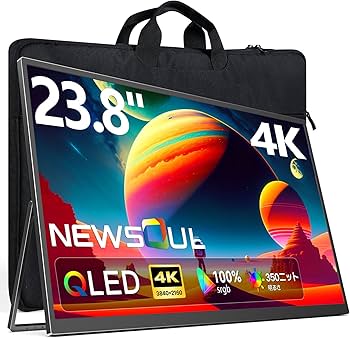 Amazon.co.jp: 4K QLED モバイルモニター 23.8インチ Newsoul