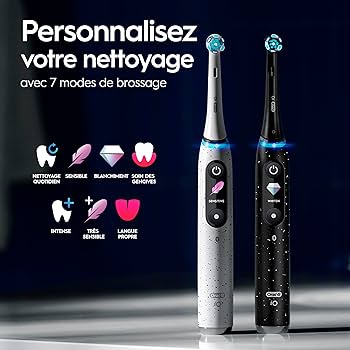 Oral-B Power iO Series 10 Electric Toothbrush, Cosmic Black, iO10
